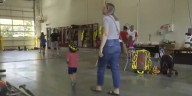 Experiencing what Firefighters do with Eaton Rapids Township open house