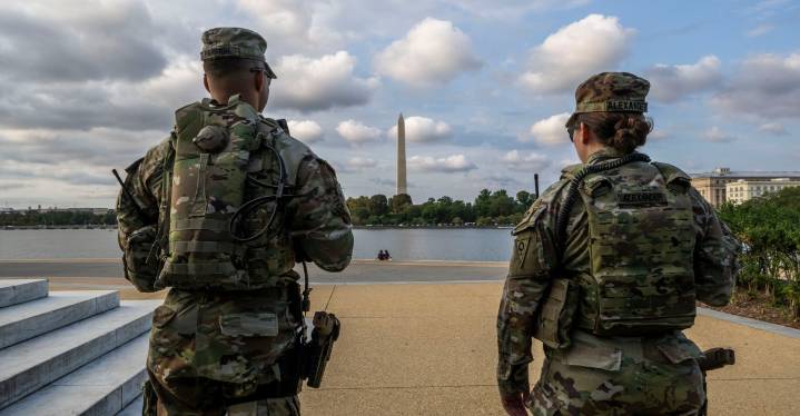 Why does Trump want the National Guard doing crowd control?