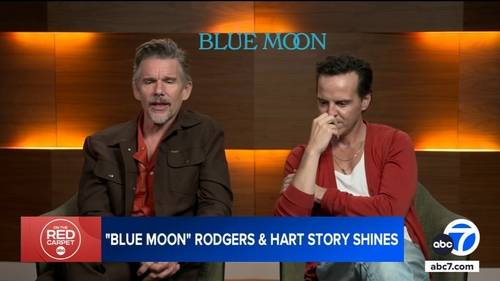 Ethan Hawke, Richard Linklater team up for 8th time in new Rodgers & Hart movie, 'Blue Moon'