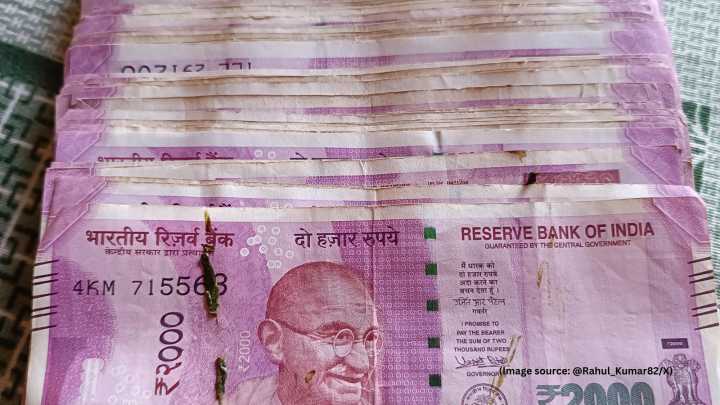 Family finds Rs 2 lakh in old Rs 2,000 notes hidden in DTH set-top box during Diwali cleaning, post goes viral: ‘could be sold in the future as an antique piece’