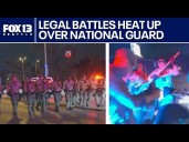 Legal battles heat up over National Guard deployments in the US
