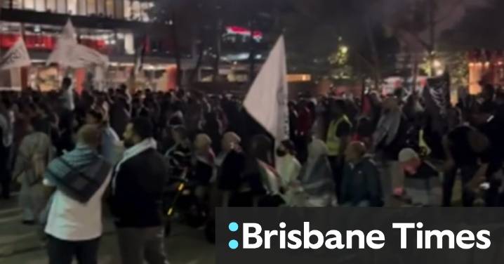 Pro-Palestinian protesters rally in south