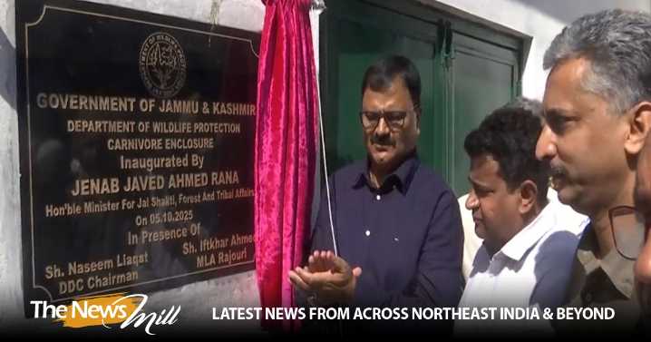 J-K Minister  inaugurates carnivore enclosure in Rajouri