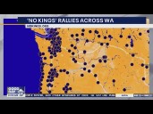 'No Kings' protests, rallies scheduled across WA on Saturday