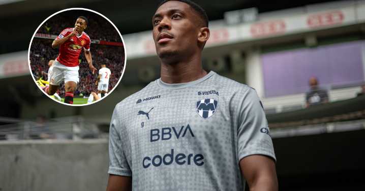 En Rayados aún no se le da y esto tardó Anthony Martial en marcar su primer gol con Manchester United