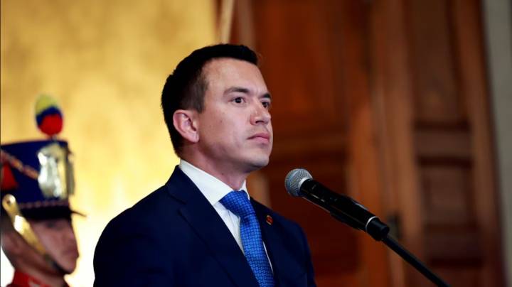 Noboa: «No habrá diálogo con quienes amenazan la democracia»