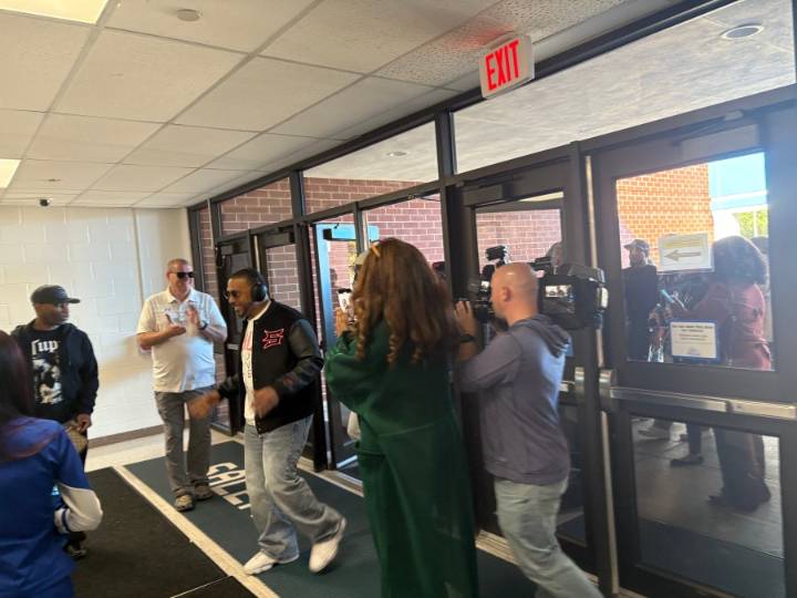 Timbaland's visit to schools part of weekend celebration