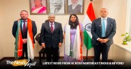 India’s envoys felicitate educator as Hindi teaching begins in Chinese school