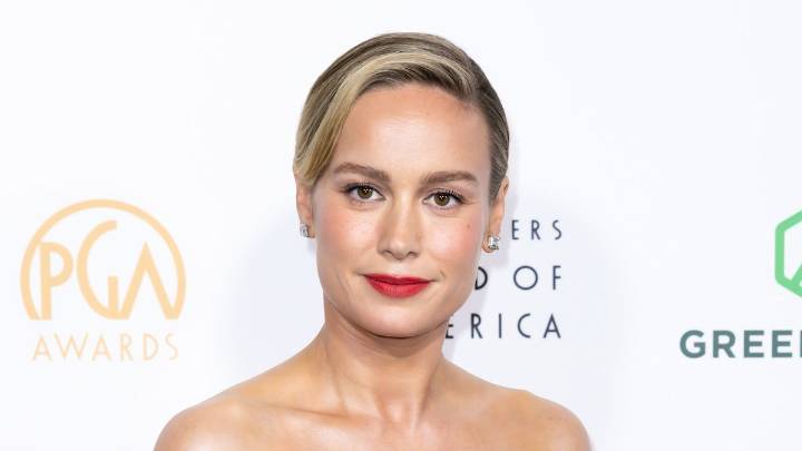 Brie Larson flaunts toned figure in orange bikini during Mexican getaway
