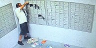 Video: Man repeatedly attacking mailboxes off Sahara near Hollywood