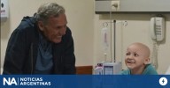 El día en el que Miguel Ángel Russo visitó a niños en tratamiento oncológico en un hospital infantil