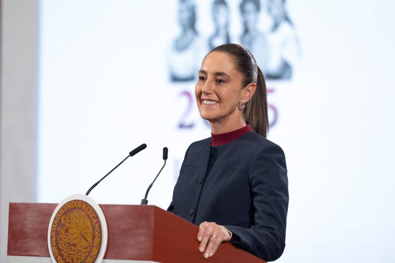 Mexico's Sheinbaum cites progress on trade talks with Washington