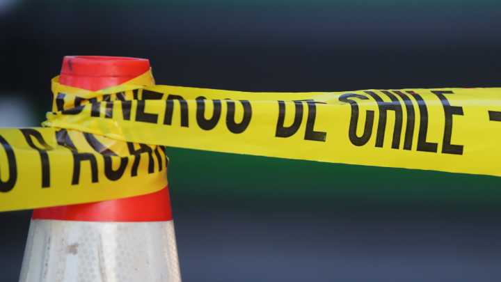 Violenta "encerrona" a la entrada de un colegio en Conchalí terminó en grave choque