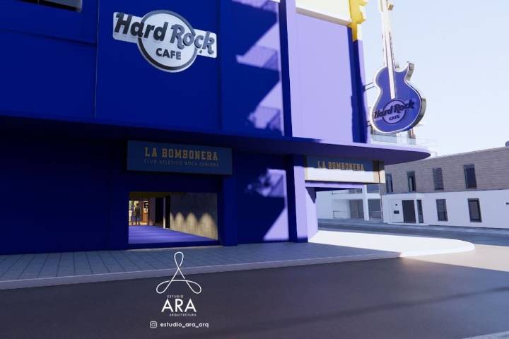 Qué es el Hard Rock Café Boca: el acuerdo que anunció Riquelme