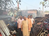 Scrap yard gutted in massive fire in Jamshedpur