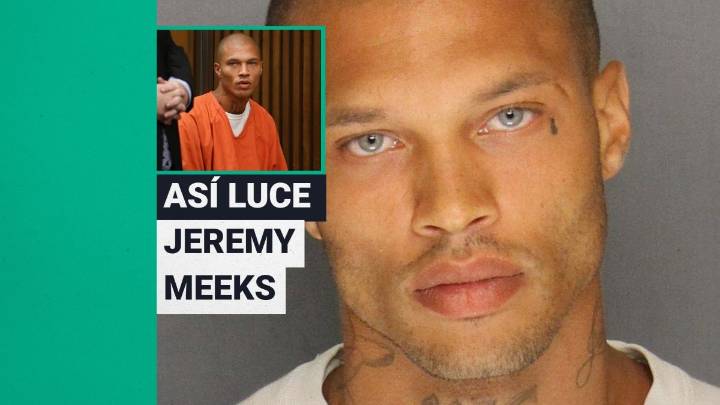 De estar en la cárcel a convertirse en modelo y actor: Así luce Jeremy Meeks, el "criminal más sexy del mundo"