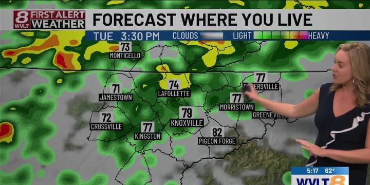 Rain moves in this week with cooler days to follow