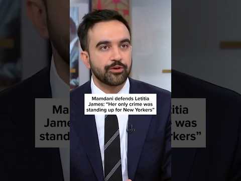 Mamdani defends Letitia James: 'Her only crime was to stand up for New Yorkers'