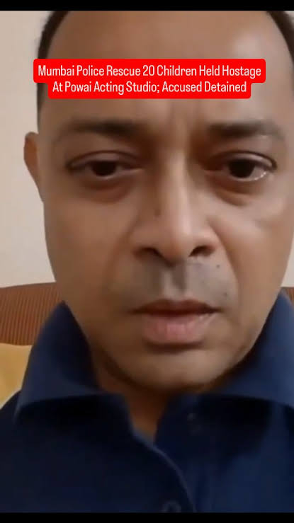 Powai Hostage Case: Mumbai Police Detain Rohit Arya After He Holds 15–20 Children Hostage; All Safely Rescued