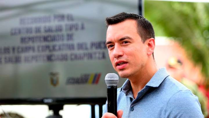 Atacaron al presidente de Ecuador en medio de una protesta indígena