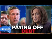 DNC Spends $1.6 Million On Harris Campaign DEBT; Carlson CLASHES With Student