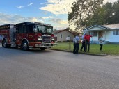 Oxford Fire Department giving, installing smoke detectors