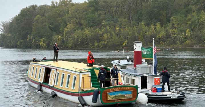 Floating time capsule: Replica boat retraces historic Erie Canal journey 200 years later