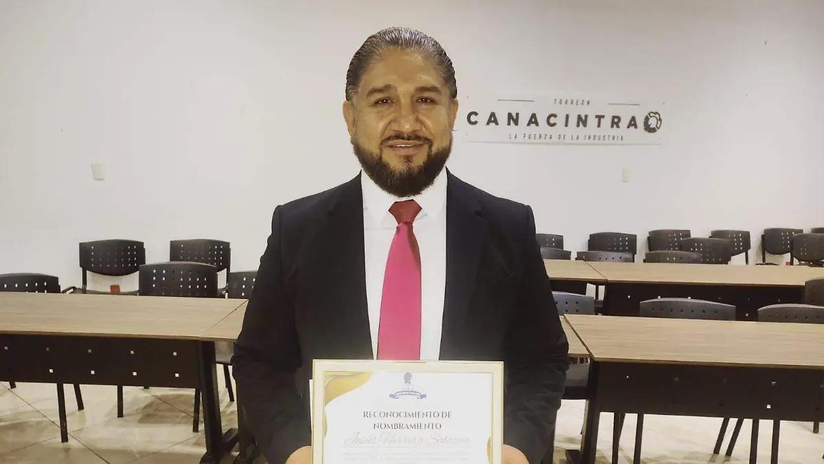 Jesús Herrera Salazar es nombrado vicepresidente de la Barra de Abogados de la Comarca Lagunera