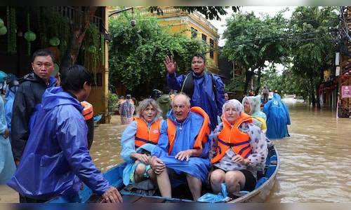 Vietnam's tourist sites submerged as record rainfall causes major flooding