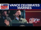 Vice President JD Vance speaks at Marines anniversary