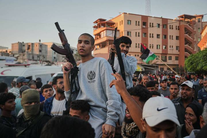 Hamas forces give show of force; clashes in Gaza Strip with alleged gangsters