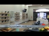 Foot Solutions Tucson collecting shoes for the unsheltered