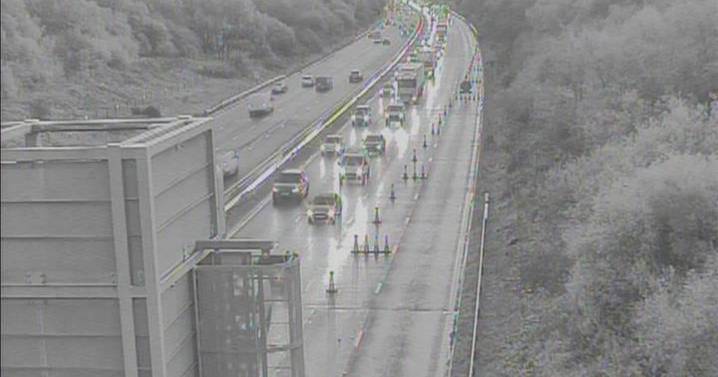 Car flips in horror M62 crash as teenager rushed to hospital