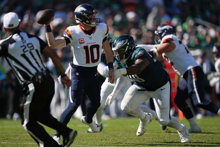 Jalen Carter questionable for Eagles vs. Giants with heel injury