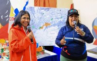 Vicepresidenta Rodríguez entrega potabilizadora de agua en la Cota 905