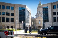 Wyoming Capitol bomb investigators focus on men seen in security video