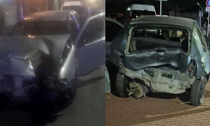 Ushuaia: colisión entre dos vehículos en sector urbano