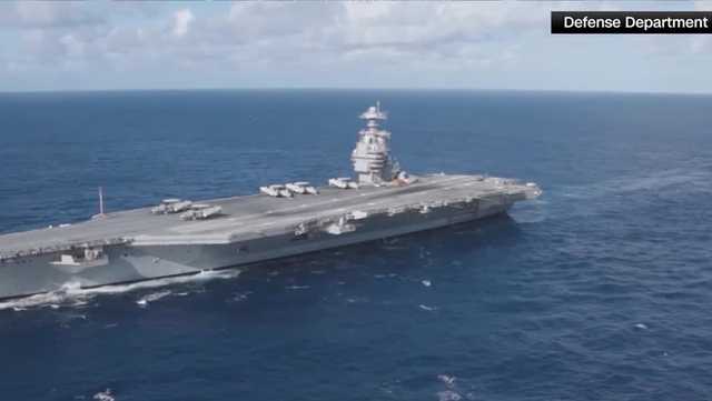 US sends aircraft carrier to waters off the coast of South America