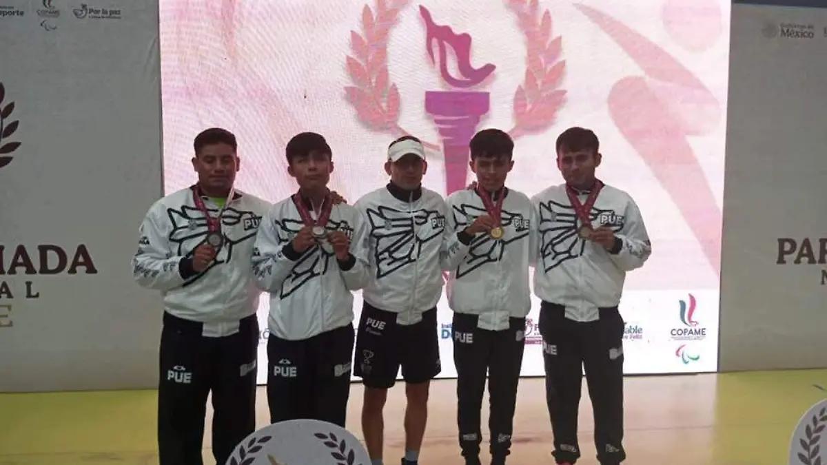Doblete dorado de Alexander Romero impulsa a Puebla en la Paralimpiada Nacional 2025