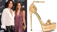 Elizabeth Hurley Dons Dolce & Gabbana Heels for Attitude Awards 2025