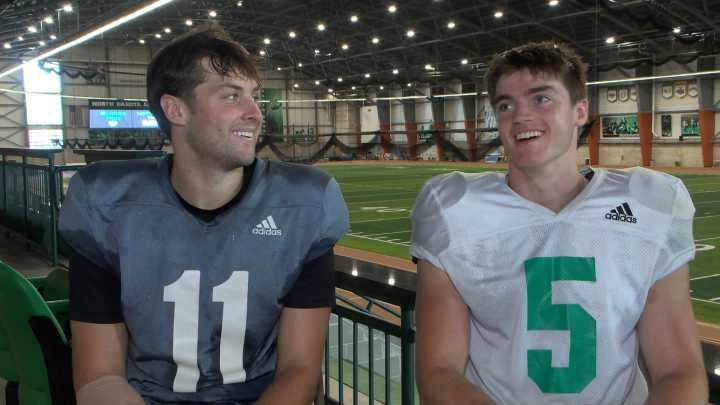 How two childhood neighbors ended up playing D1 football together at UND