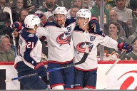 Deadspin | Blue Jackets F Miles Wood to miss at least a week after high stick to face