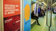 El Metro lleva arte de la Bienal por todo Medellín