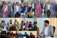 DC Srinagar inspects progress of Noor Jehan Bridge at Qamarwari