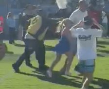 UCLA security guard nicknamed 'ultimate Karen' after fans spot incident following upset win