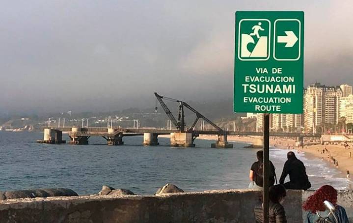 Declaran Alerta Temprana Preventiva para tres provincias y cinco comunas de la región de Valparaíso por simulacro de sismo y tsunami