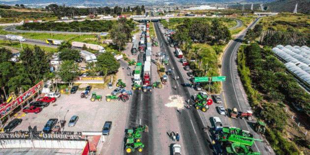 Lista de carreteras liberadas por agricultores este 29 de octubre