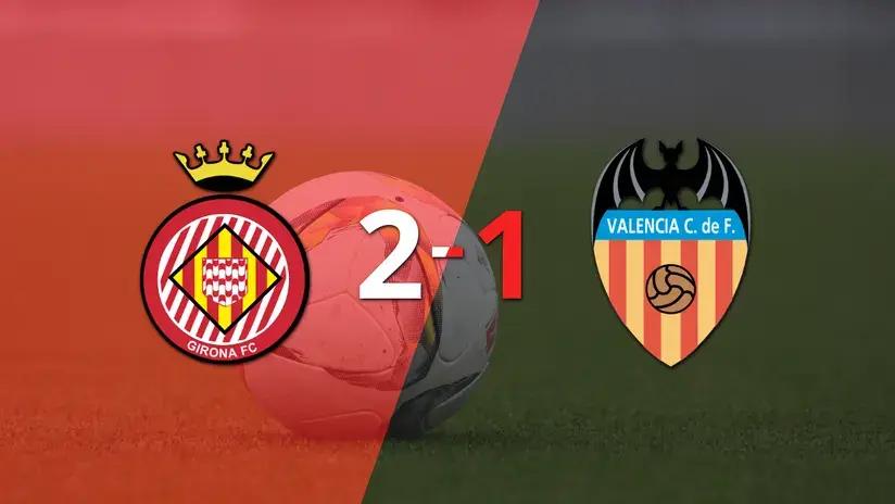 LaLiga EA Sports: Girona consiguió una victoria por 2 a 1 ante Valencia