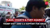 Hundreds March In Seoul Against Trump Over Gaza, Flags Waving And Chants Fill The Streets