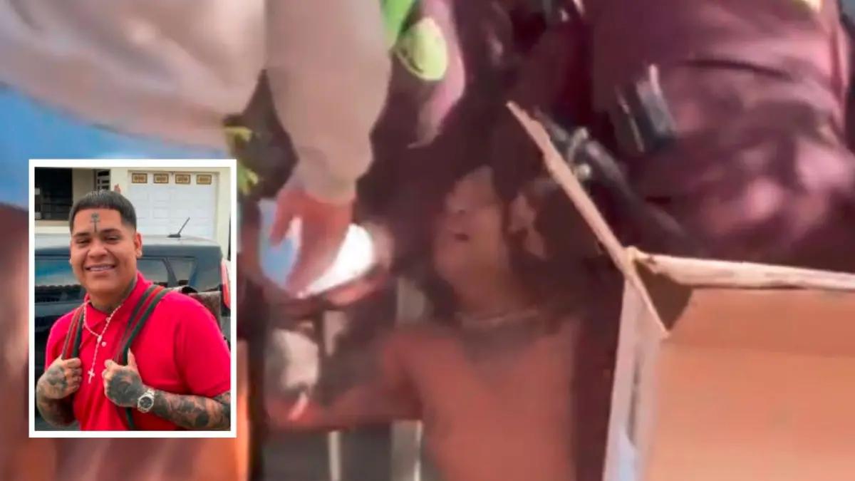 En video | Así fue la agresión por la que la Policía se llevó a reguetonero de una unidad de El Poblado, Medellín